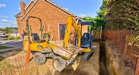 Mini Digger Hire & Driver Hire 